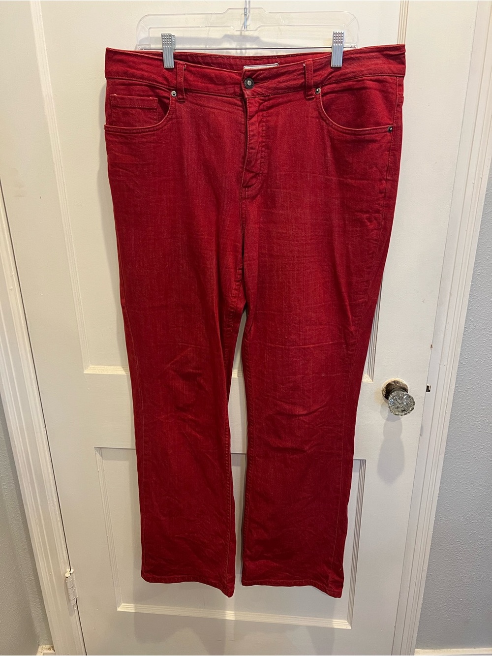 Coldwater Creek Women’s Straight Leg Pants - Red
